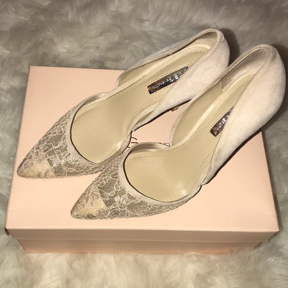 BCBGeneration Tori Lace Pump
